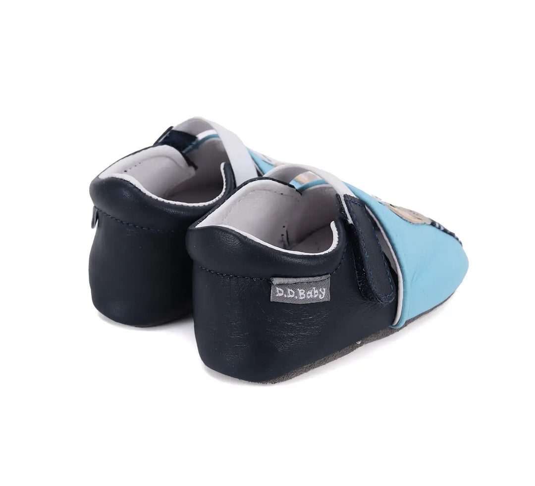 D.D.step Kinder Barfuß-Krabbelschuhe Hellblau K1596-51857