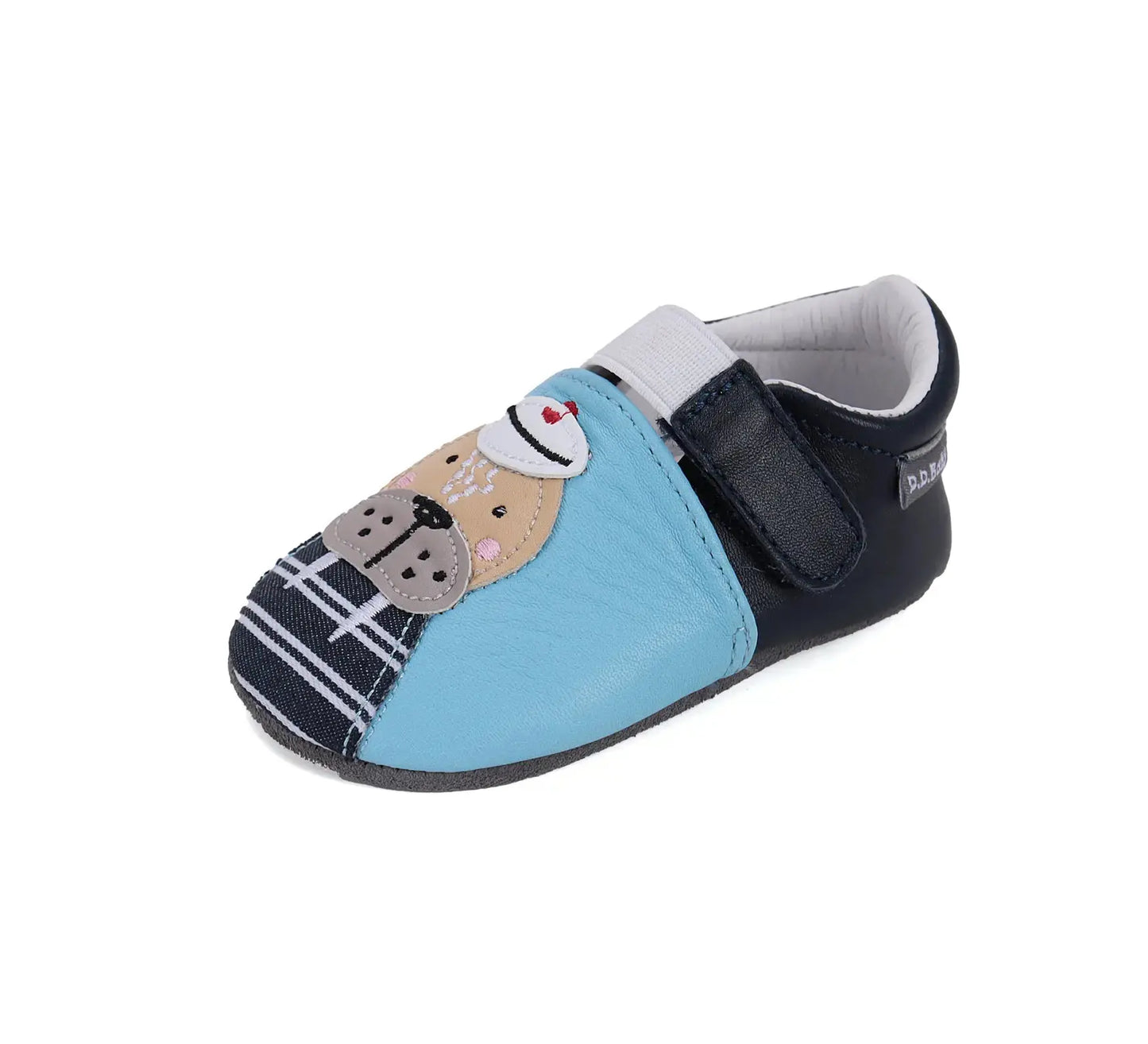 Baby Barfuß Hellblau Hausschuhe D.D.Step