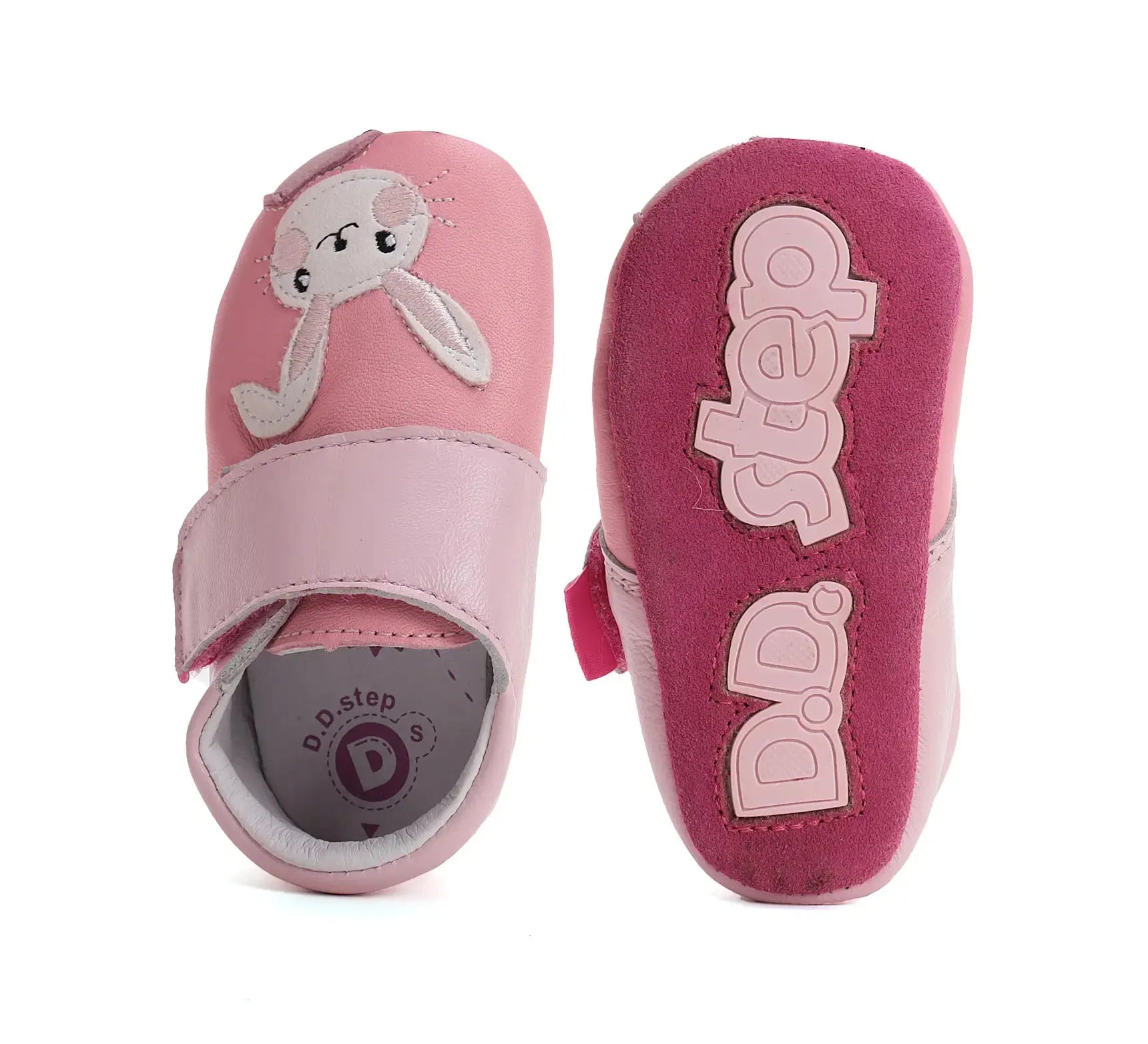 Baby Barfuß Hellrosa Hausschuhe D.D.Step