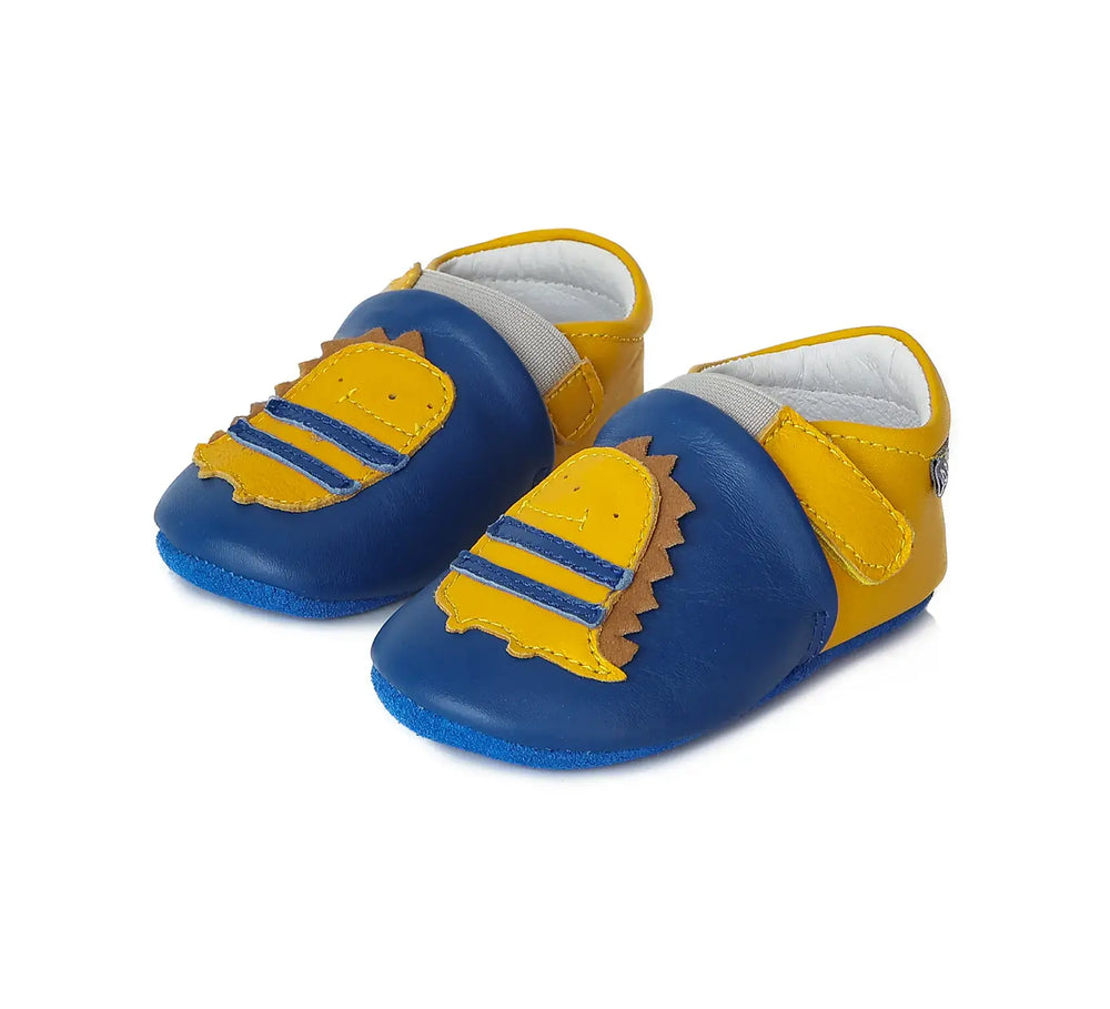 D.D.step Kinder Barfuß-Krabbelschuhe Bermudablau K1596-735