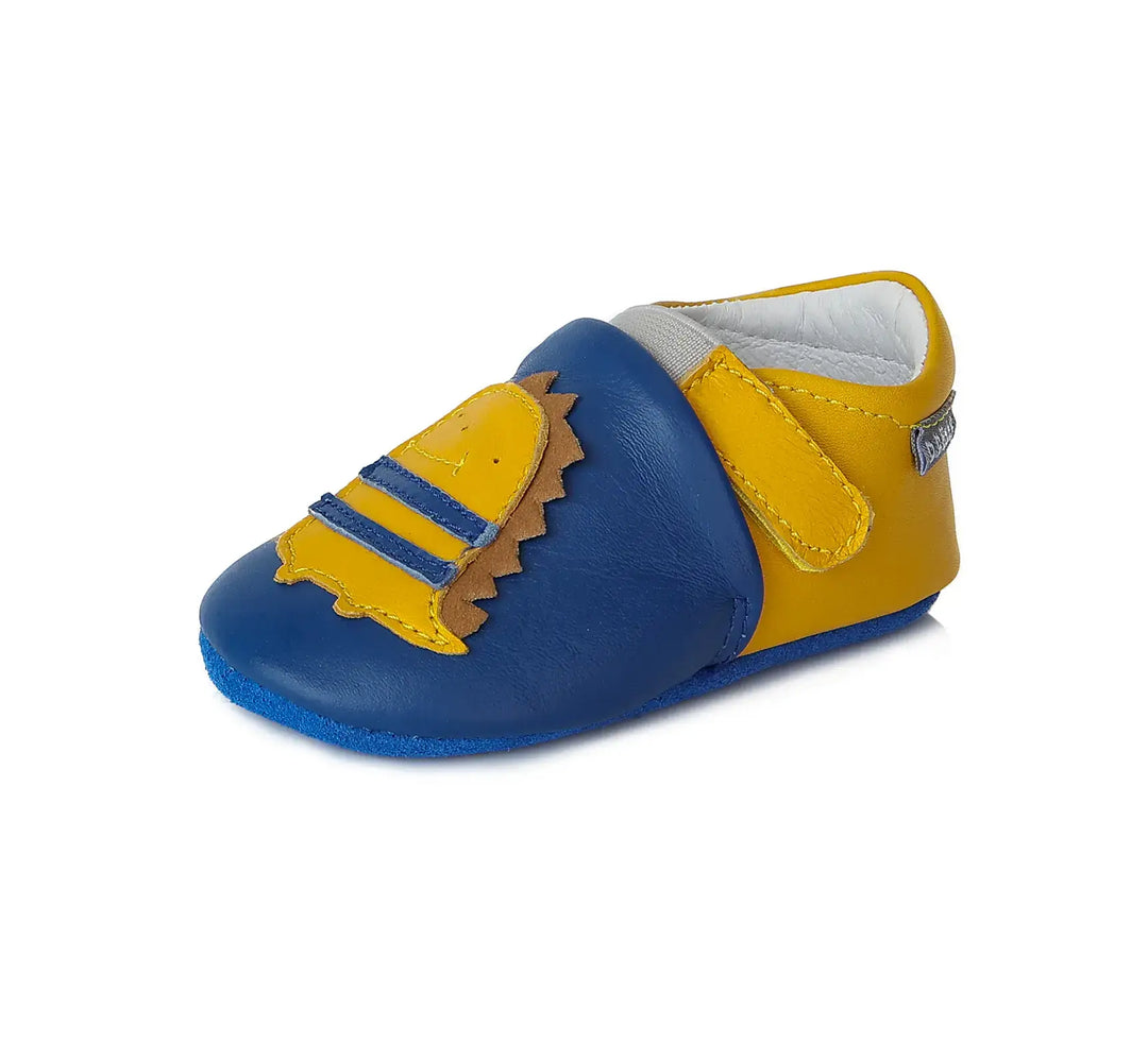 D.D.step Kinder Barfuß-Krabbelschuhe Bermudablau K1596-735