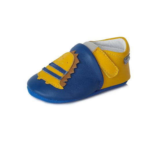 D.D.step Kinder Barfuß-Krabbelschuhe Bermudablau K1596-735