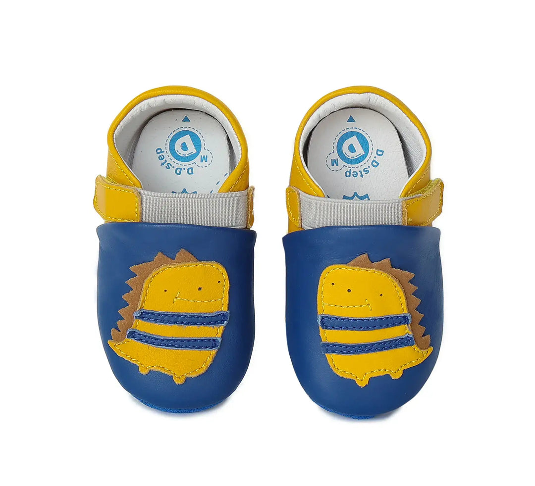 D.D.step Kinder Barfuß-Krabbelschuhe Bermudablau K1596-735
