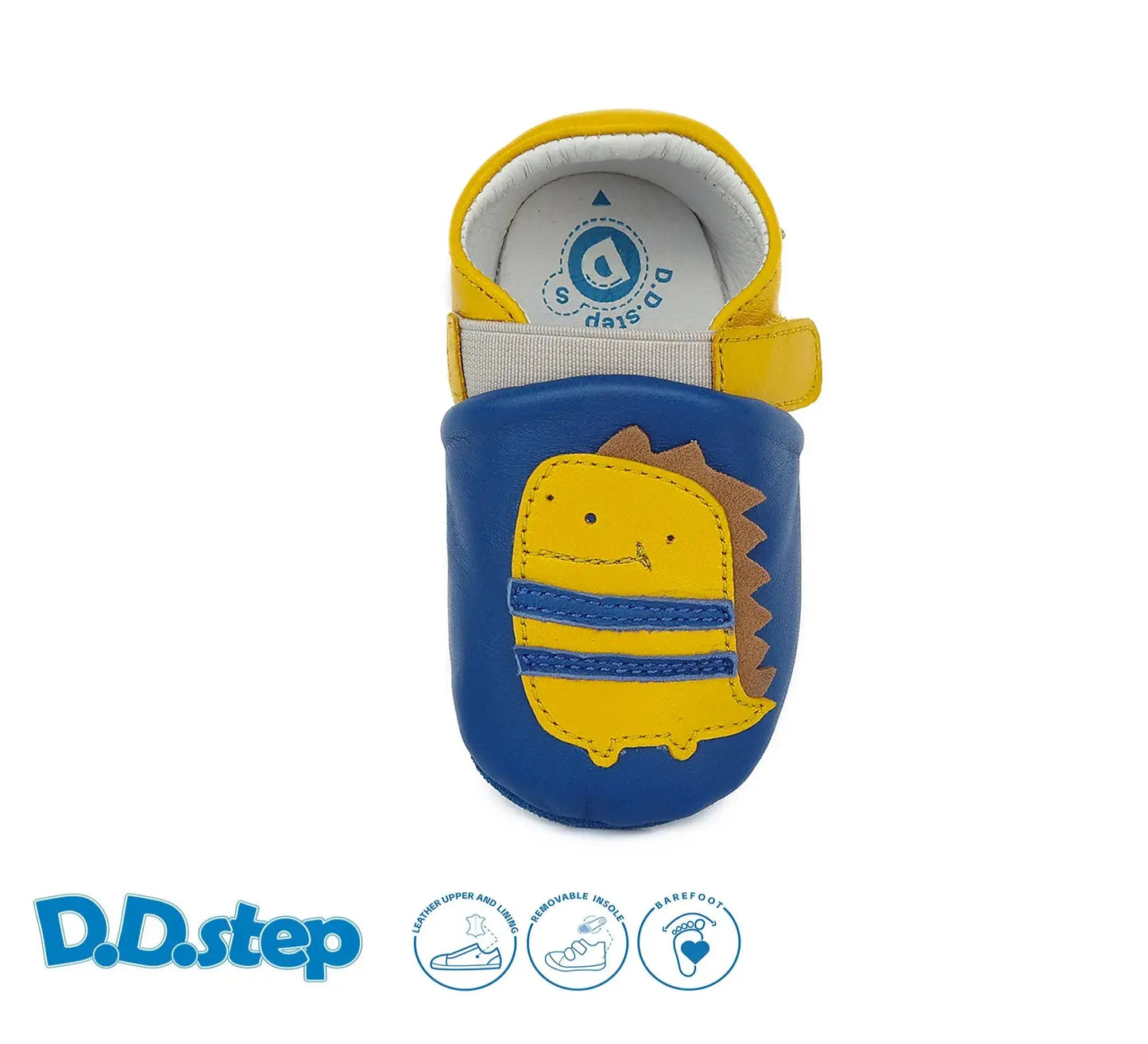 Baby Barfuß Bermudablau Hausschuhe D.D.Step