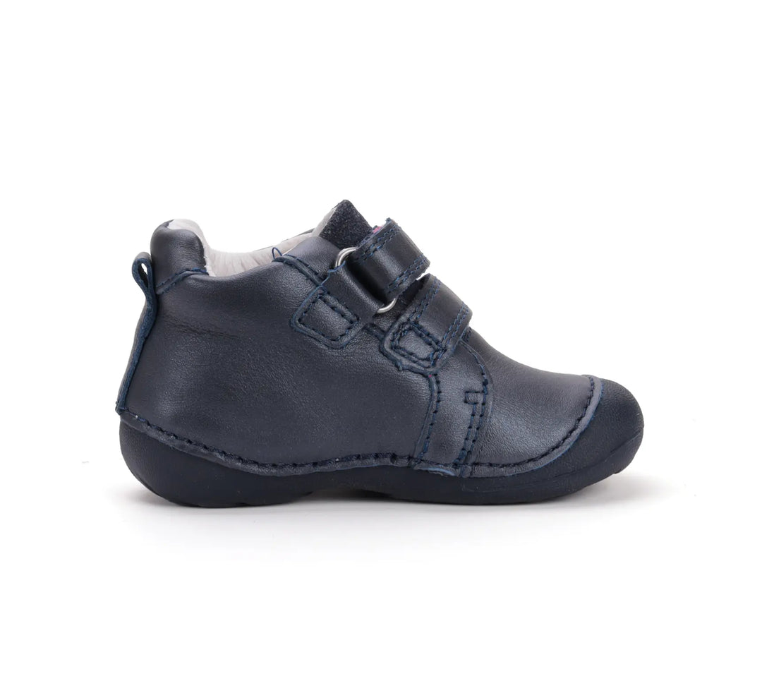 Kinder Erster Schritt Frühling Mädchen Lederschuhe Königsblau D.D.step ddstep