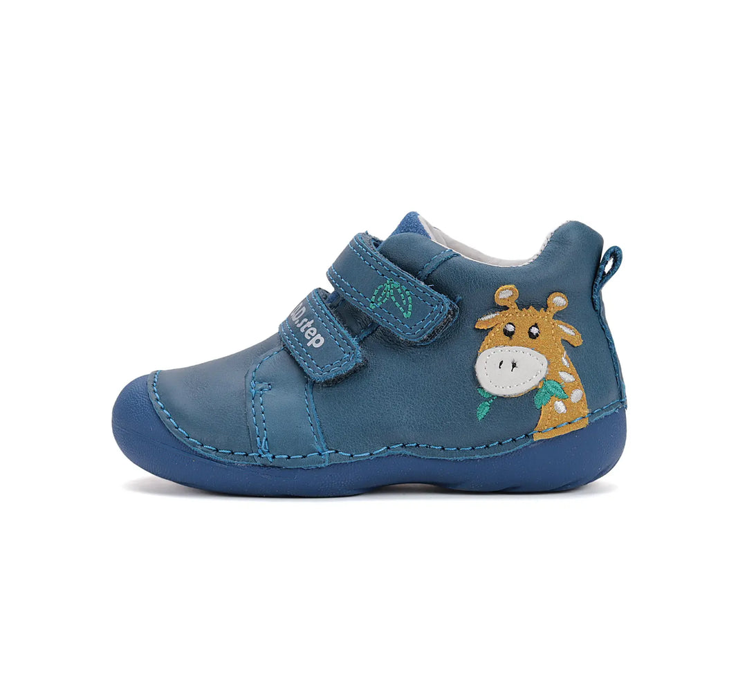 Kinder Erster Schritt Frühling Jungen Lederschuhe Hellblau D.D.step ddstep