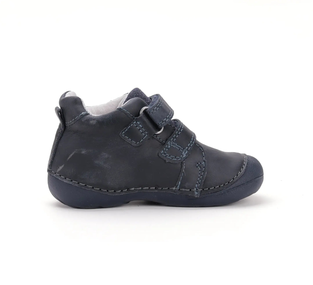 Kinder Erster Schritt Frühling Jungen Lederschuhe Königsblau D.D.step ddstep