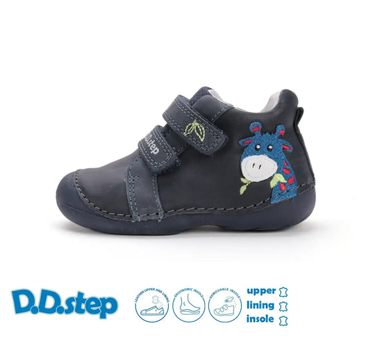 D.D.step Jungen Lauflernschuhe Frühling Königsblau S015-52874B