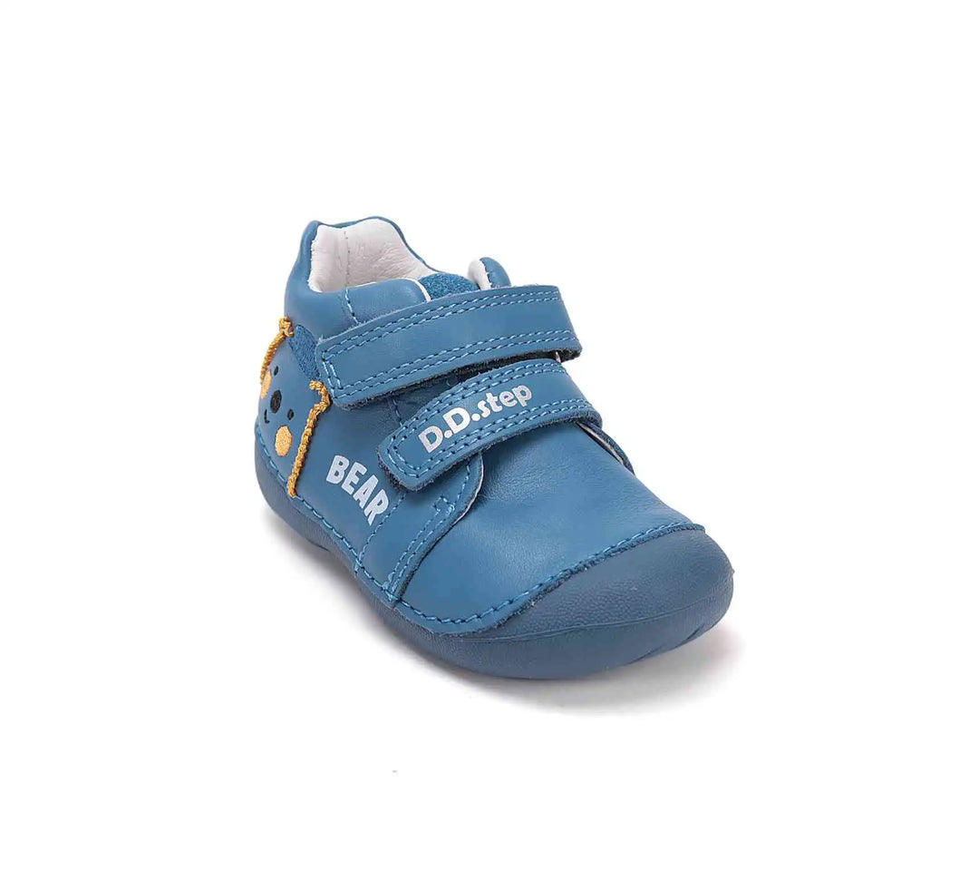 D.D.step Kinder Erster Schritt Frühling Jungen Lederschuhe Hellblau