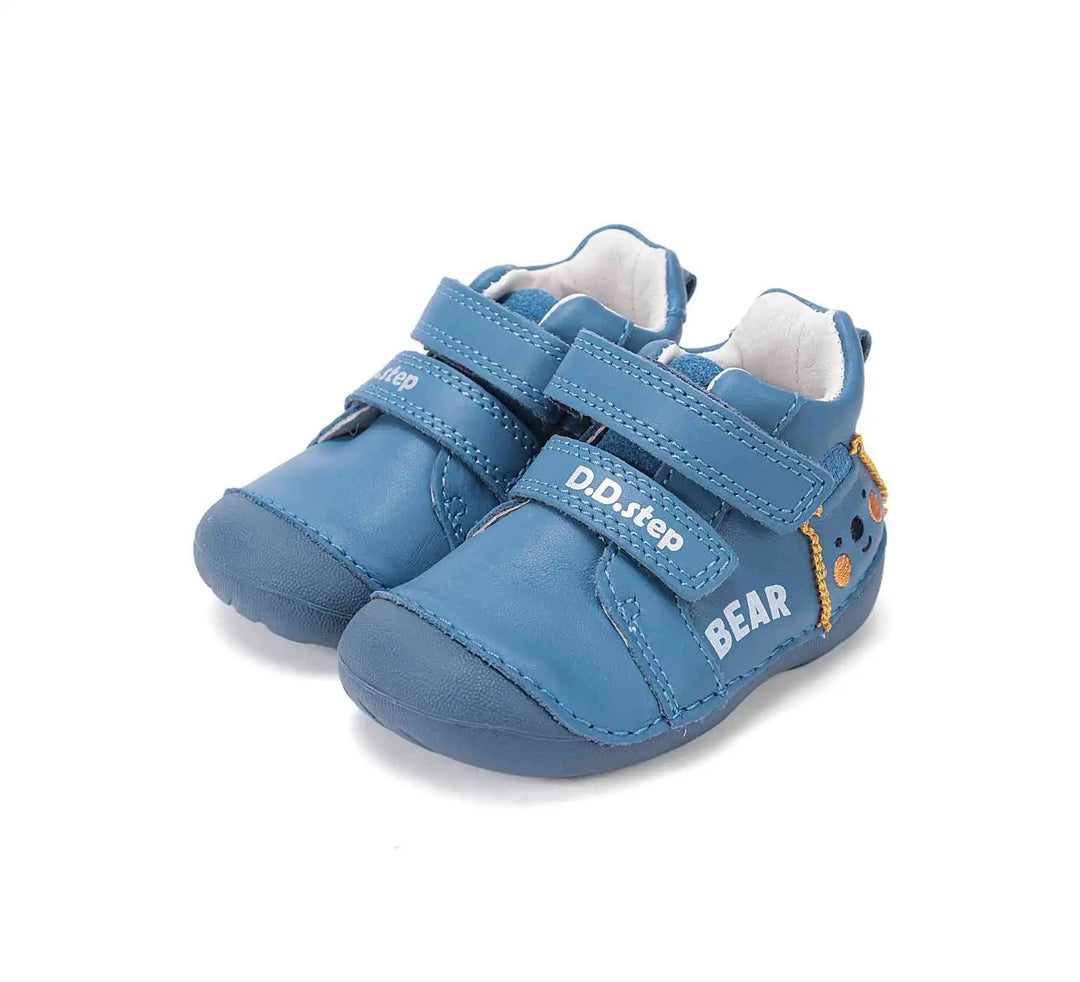 D.D.step Kinder Erster Schritt Frühling Jungen Lederschuhe Hellblau