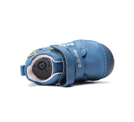 D.D.step Kinder Erster Schritt Frühling Jungen Lederschuhe Hellblau