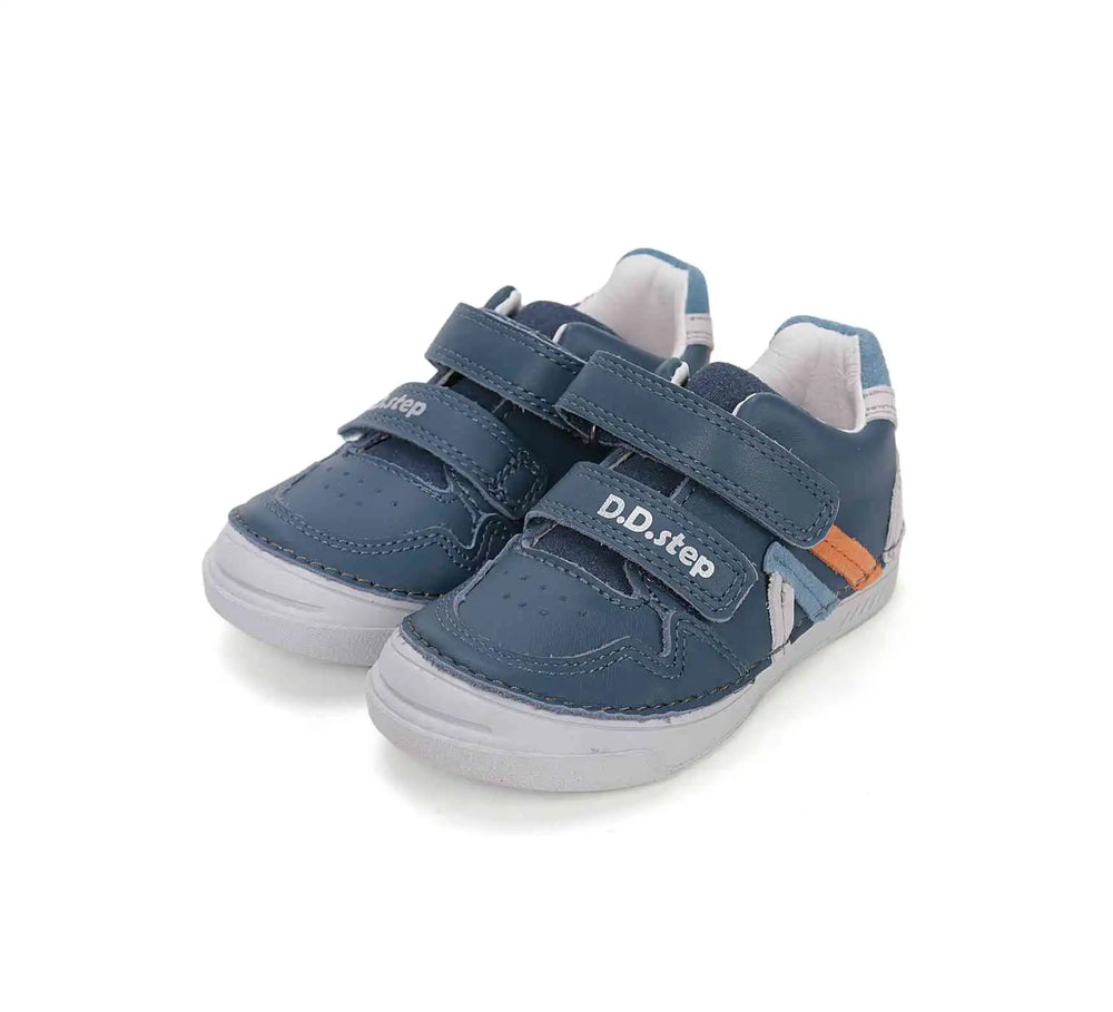 Kinder Frühling Jungen Lederschuhe Royalblau D.D.step ddstep