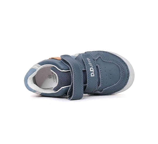 Kinder Frühling Jungen Lederschuhe Royalblau D.D.step ddstep