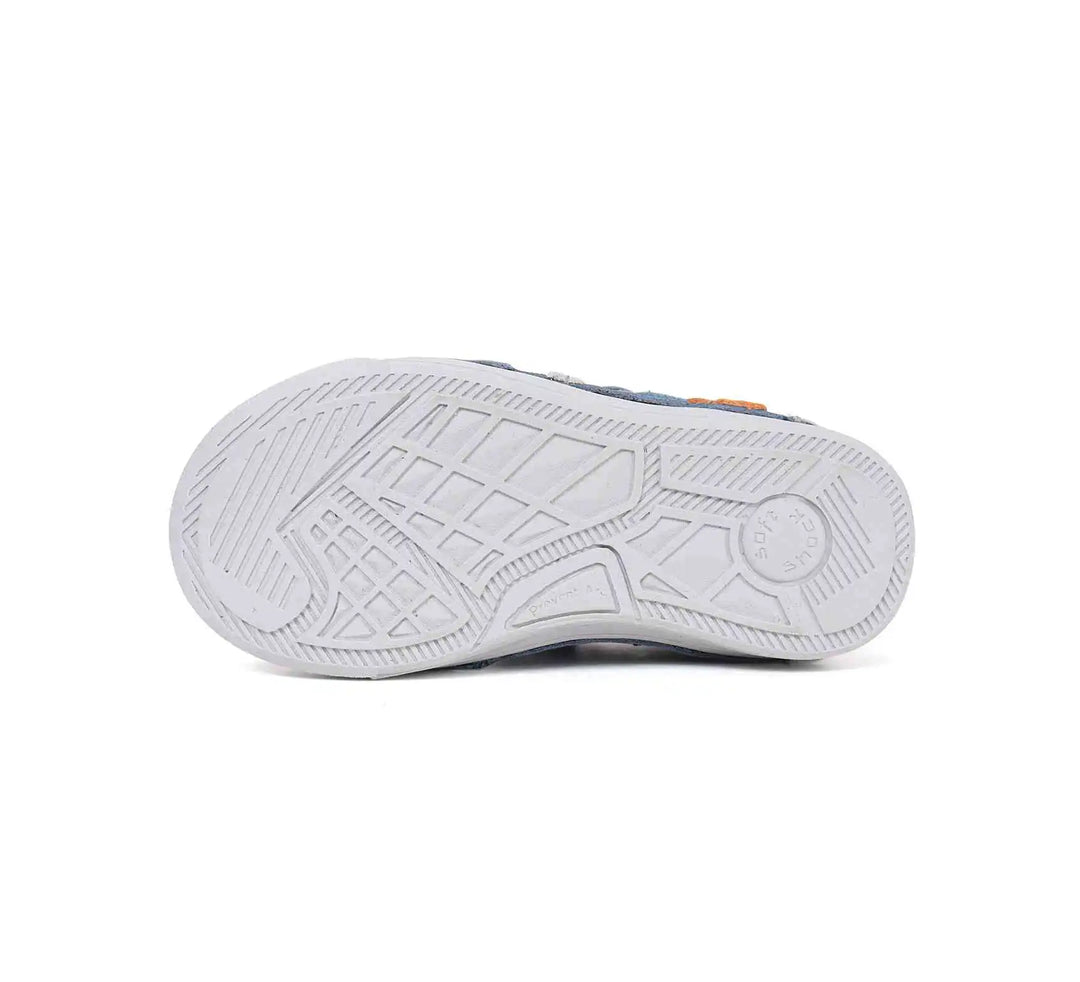 Kinder Frühling Jungen Lederschuhe Royalblau D.D.step ddstep
