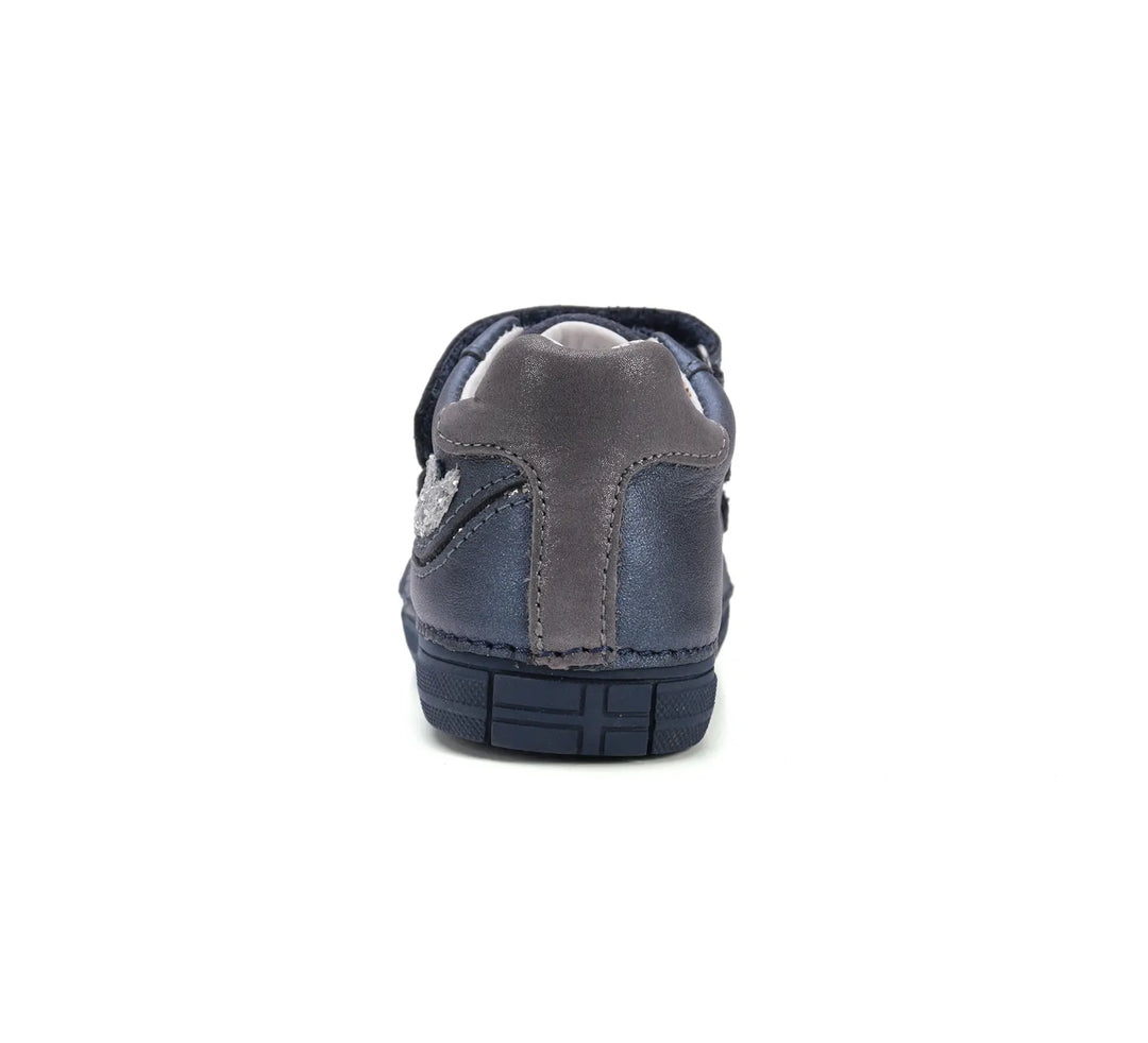 Kinder Frühling Mädchen Lederschuhe Königsblau D.D.step ddstep