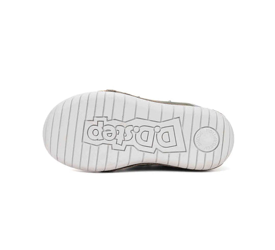 D.D.step Kinder Frühling LED blinkend Jungen Lederschuhe Smaragdgrün
