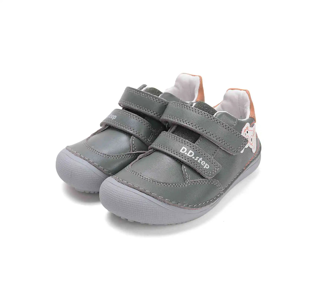 Kinder Barfuß Frühling Jungen Lederschuhe Mossgrün D.D.step ddstep