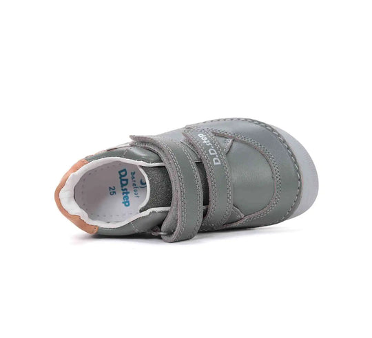 Kinder Barfuß Frühling Jungen Lederschuhe Mossgrün D.D.step ddstep