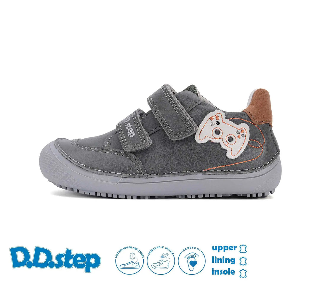 Kinder Barfuß Frühling Jungen Lederschuhe Mossgrün D.D.step ddstep