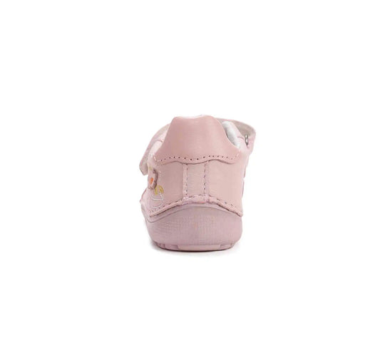 Kinder Barfuß Frühling Mädchen Lederschuhe Babyrosa D.D.step ddstep