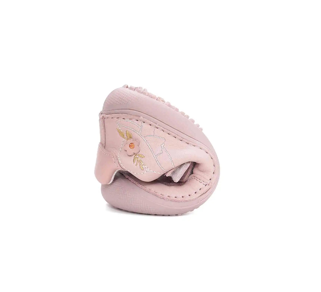 Kinder Barfuß Frühling Mädchen Lederschuhe Babyrosa D.D.step ddstep