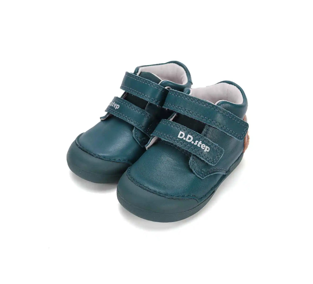 D.D.step Jungen Barfuß Lauflernschuhe Smaragdgrün S066-62554B