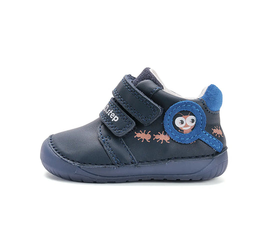 Kinder Barfuß Fluoreszierend Frühling Jungen Lederschuhe Königsblau D.D.step ddstep