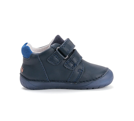 Kinder Barfuß Fluoreszierend Frühling Jungen Lederschuhe Königsblau D.D.step ddstep