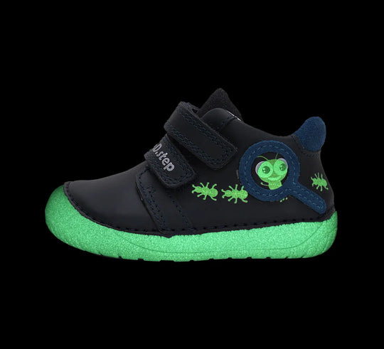 Kinder Barfuß Fluoreszierend Frühling Jungen Lederschuhe Königsblau D.D.step ddstep