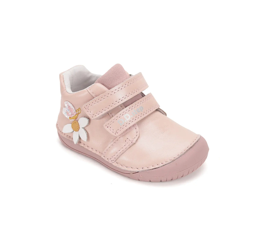 Kinder Barfuß Frühling Mädchen Lederschuhe Babyrosa D.D.step ddstep