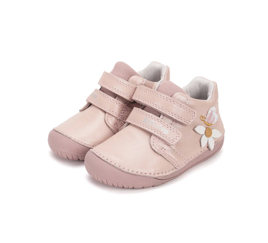 Kinder Barfuß Frühling Mädchen Lederschuhe Babyrosa D.D.step ddstep