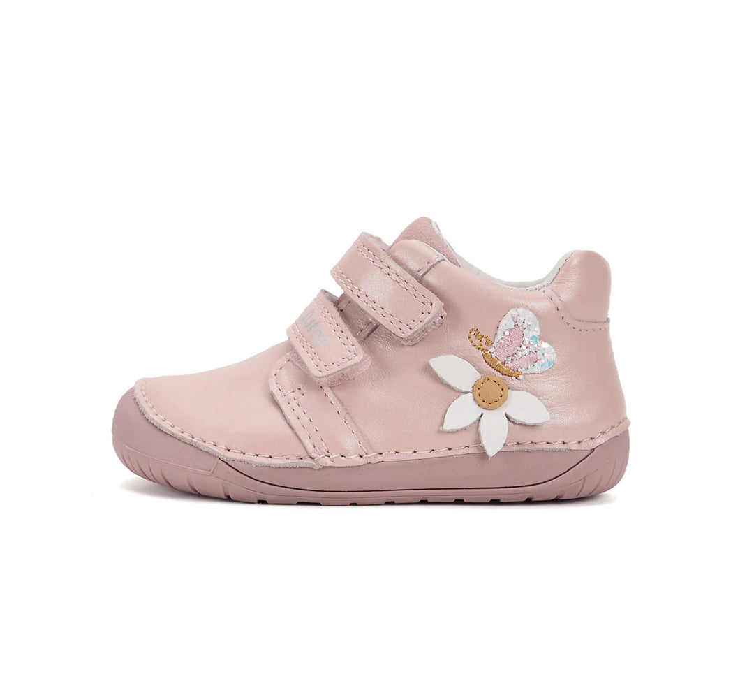 Kinder Barfuß Frühling Mädchen Lederschuhe Babyrosa D.D.step ddstep