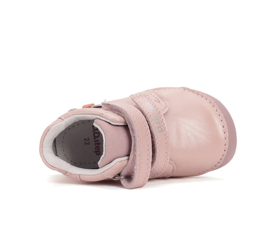 Kinder Barfuß Frühling Mädchen Lederschuhe Babyrosa D.D.step ddstep