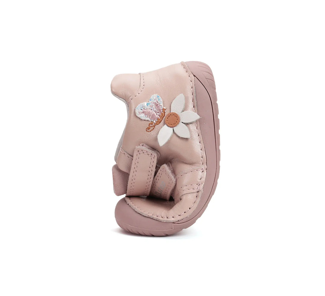 Kinder Barfuß Frühling Mädchen Lederschuhe Babyrosa D.D.step ddstep