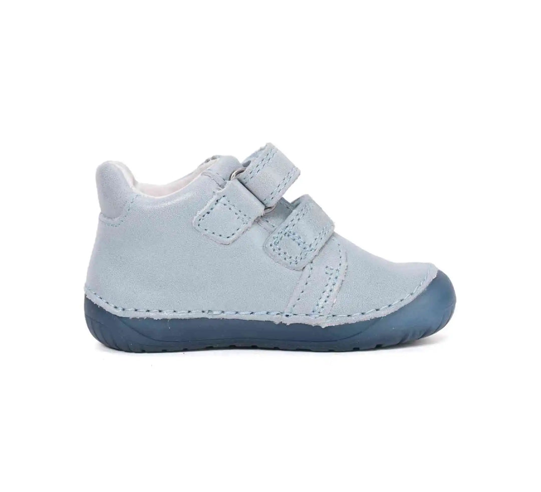 Kinder Barfuß Frühling Jungen Lederschuhe Silberblau D.D.step ddstep