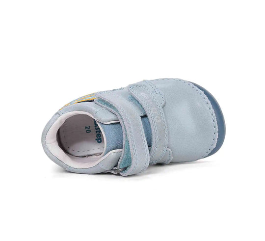 Kinder Barfuß Frühling Jungen Lederschuhe Silberblau D.D.step ddstep