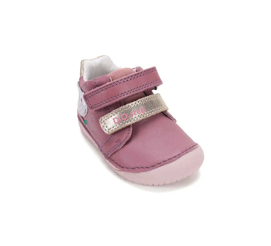 D.D.step Mädchen Barfuß-Übergangsschuhe Himbeerrot S070-62659B