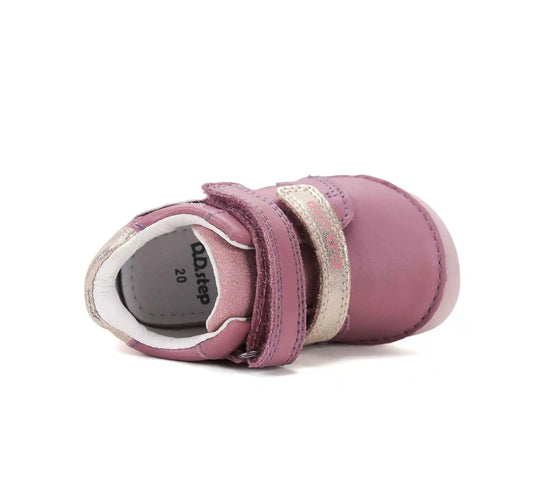 D.D.step Mädchen Barfuß-Übergangsschuhe Himbeerrot S070-62659B