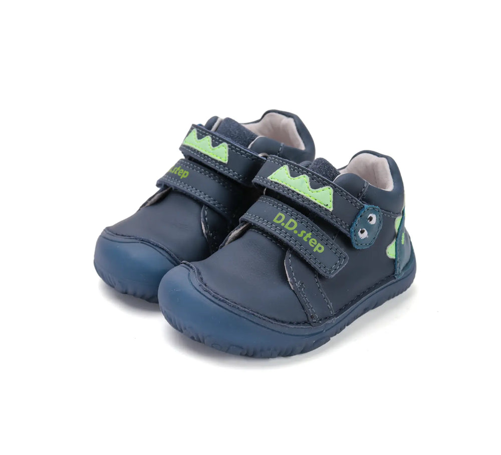 Kinder Barfuß Fluoreszierend Frühling Jungen Lederschuhe Königsblau D.D.step ddstep