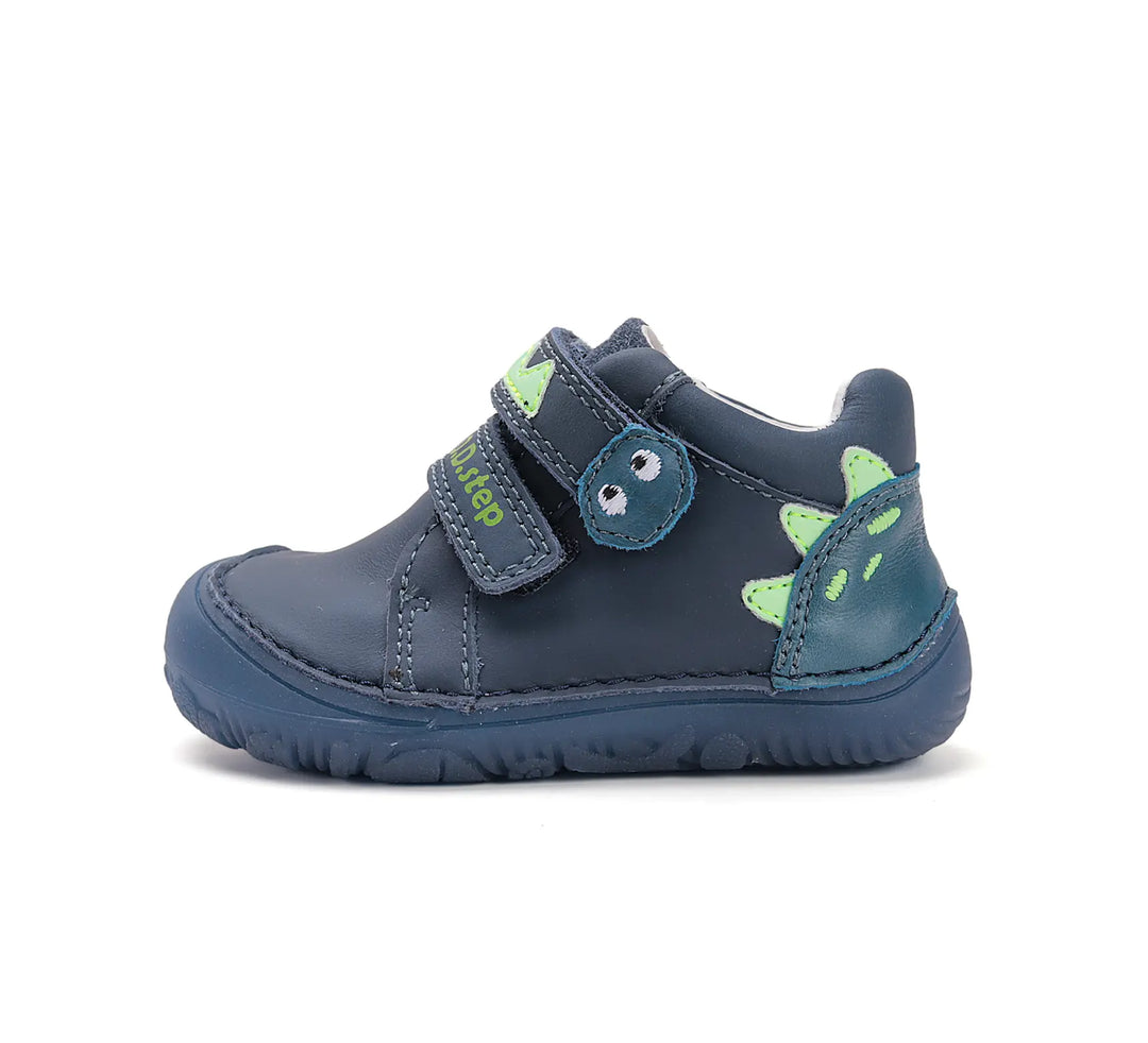 Kinder Barfuß Fluoreszierend Frühling Jungen Lederschuhe Königsblau D.D.step ddstep