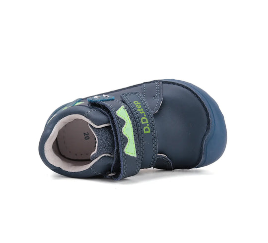 Kinder Barfuß Fluoreszierend Frühling Jungen Lederschuhe Königsblau D.D.step ddstep
