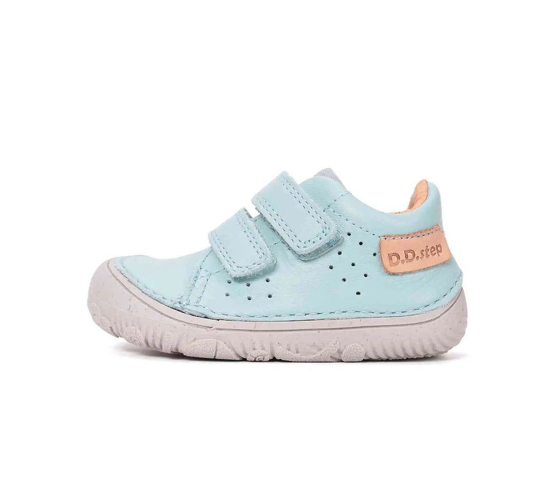 Kinder Barfuß Frühling Jungen Lederschuhe Oceanicblau D.D.step ddstep