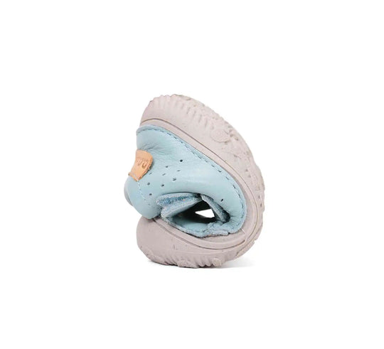 Kinder Barfuß Frühling Jungen Lederschuhe Oceanicblau D.D.step ddstep