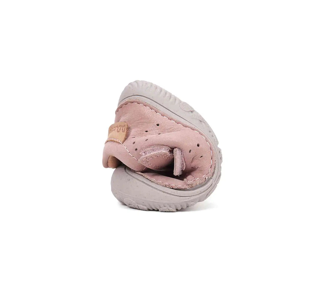 Kinder Barfuß Frühling Mädchen Lederschuhe Roségold D.D.step ddstep