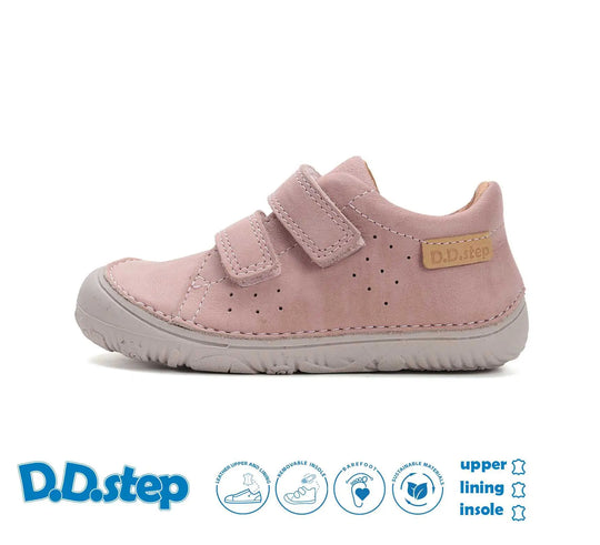 Kinder Barfuß Frühling Mädchen Lederschuhe Roségold D.D.step ddstep
