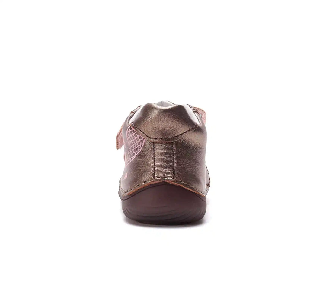 D.D.step Mädchen Barfuß-Übergangsschuhe Bronze-Rosa S073-62321