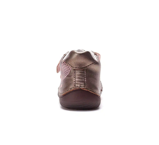 D.D.step Mädchen Barfuß-Übergangsschuhe Bronze-Rosa S073-62321