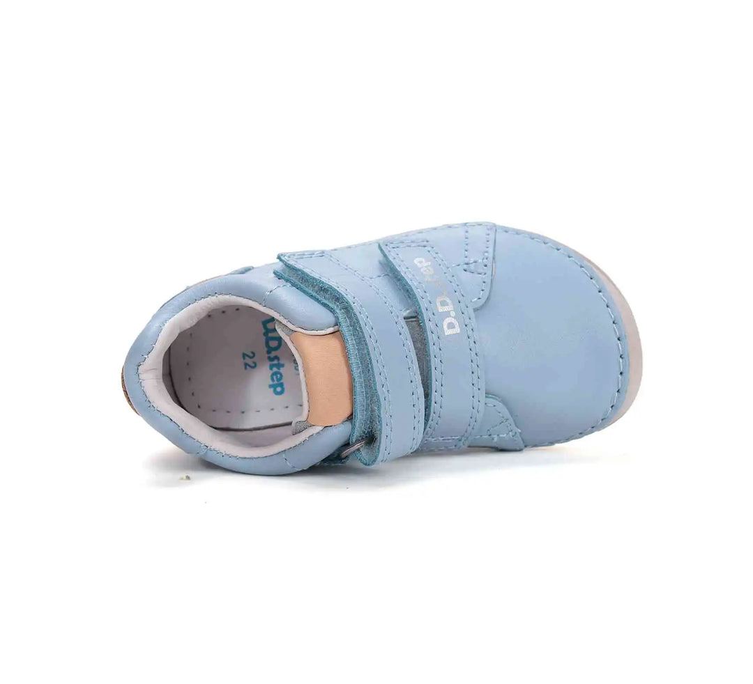 Kinder Barfuß Frühling Jungen Lederschuhe Hellblau D.D.step ddstep