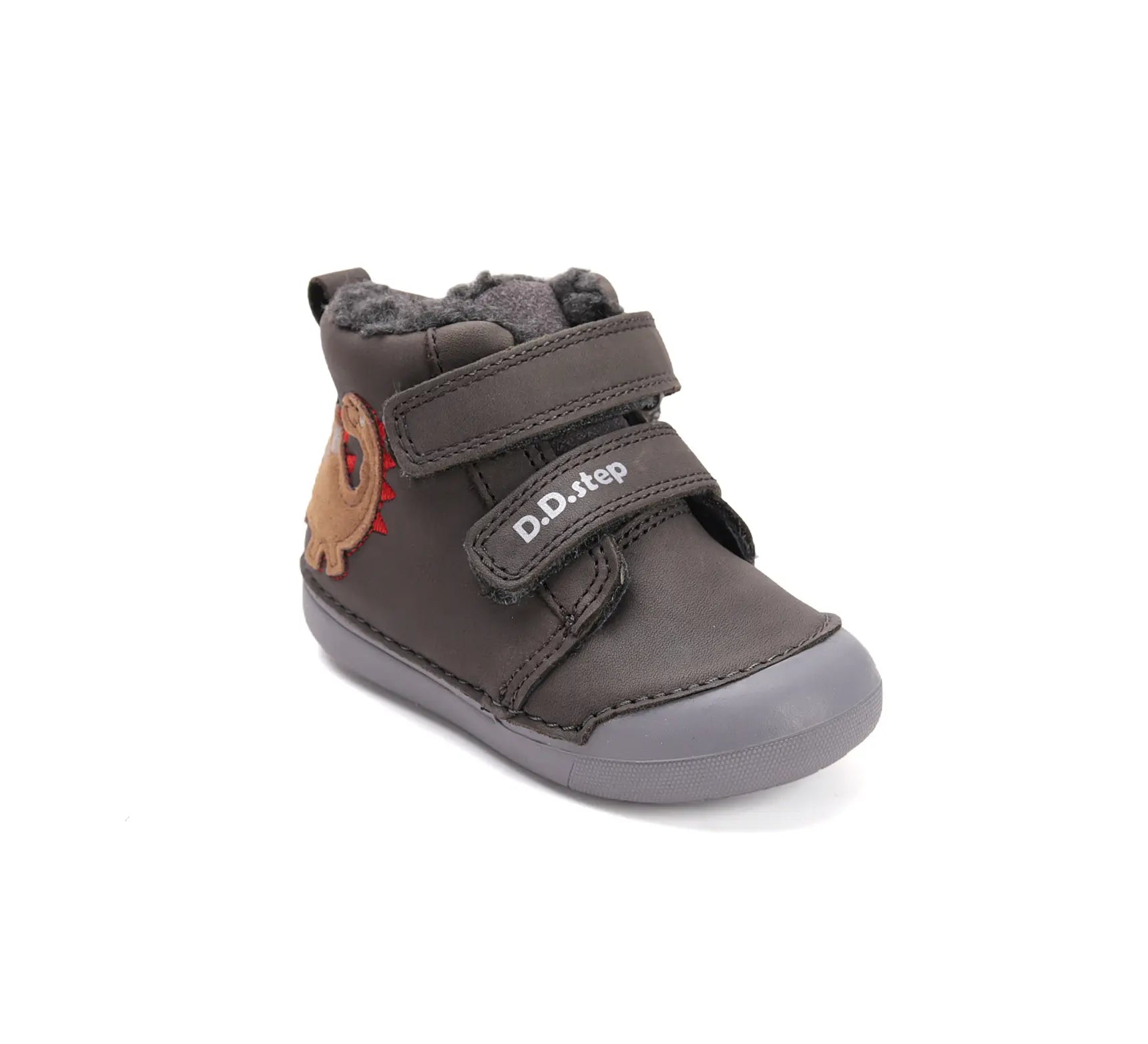 D.D.step Kinder Winterstiefel Jungen Lederschuhe Khaki