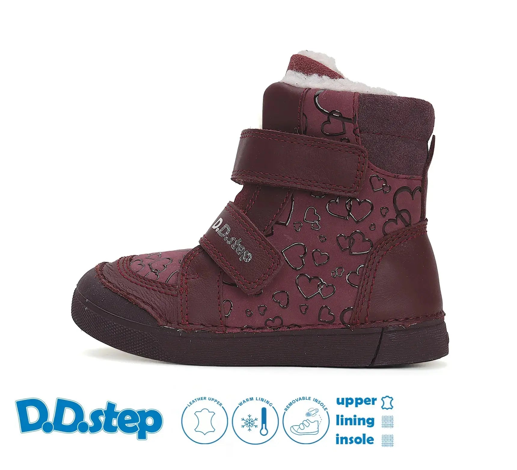 Mädchen Himbeere Winterschuhe D.D.Step